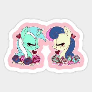 Lyra and BonBon Sticker